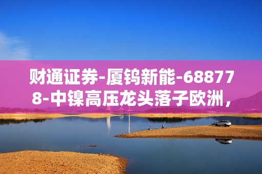 财通证券-厦钨新能-688778-中镍高压龙头落子欧洲，前瞻布局储氢材料-230811