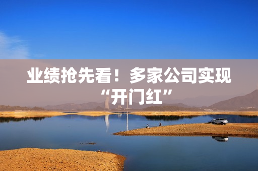 业绩抢先看！多家公司实现“开门红”