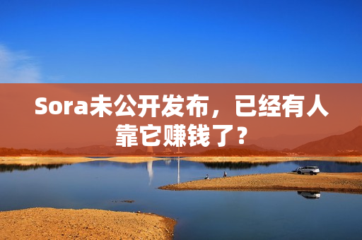 Sora未公开发布，已经有人靠它赚钱了？