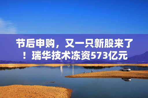 节后申购，又一只新股来了！瑞华技术冻资573亿元 第1张