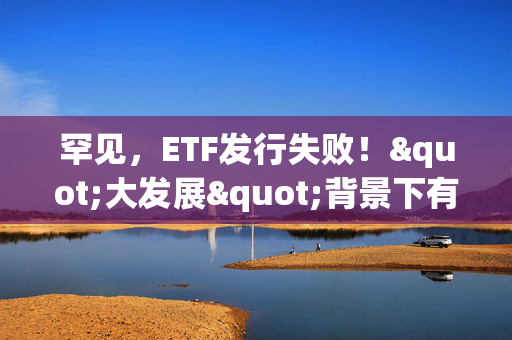 罕见，ETF发行失败！"大发展"背景下有这些隐忧 第1张