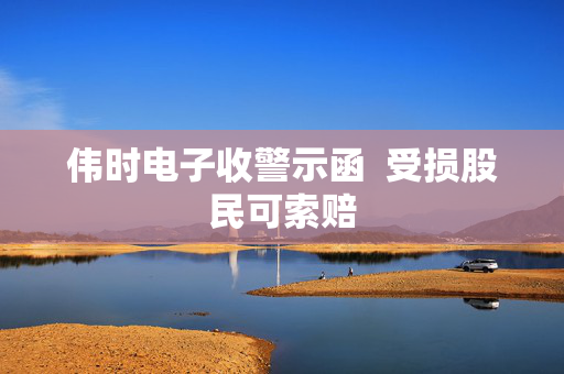 伟时电子收警示函 ?受损股民可索赔 第1张