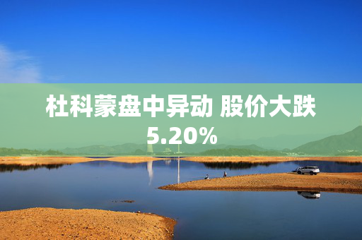 杜科蒙盘中异动 股价大跌5.20% 第1张