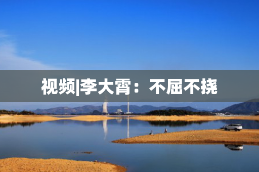视频|李大霄：不屈不挠