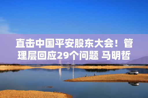 直击中国平安股东大会！管理层回应29个问题 马明哲发声！