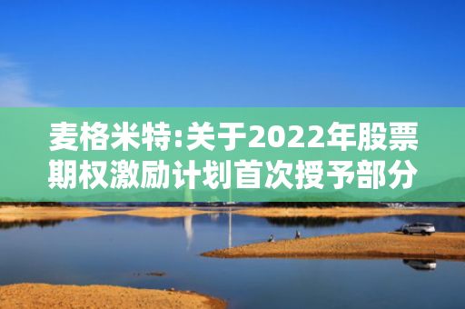 麦格米特:关于2022年股票期权激励计划首次授予部分第三个行权期及预留授予部分第二个行权期行权条件成就的公告