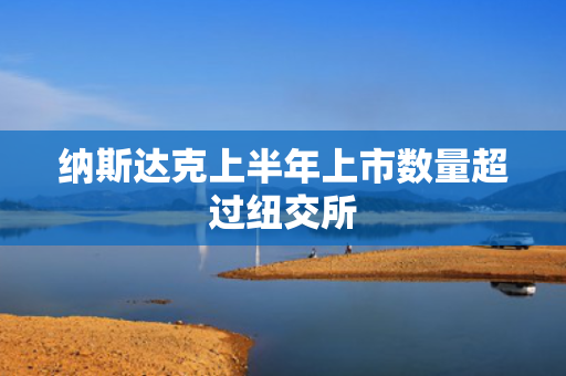 纳斯达克上半年上市数量超过纽交所