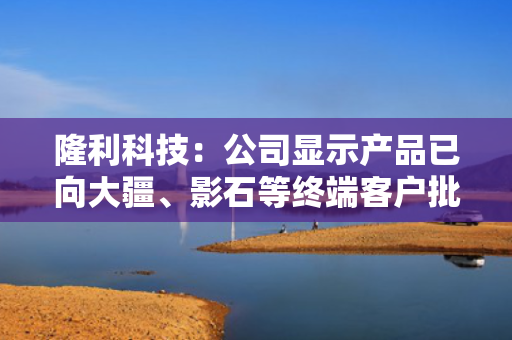 隆利科技：公司显示产品已向大疆、影石等终端客户批量交付