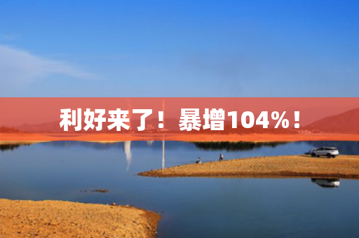 利好来了！暴增104%！