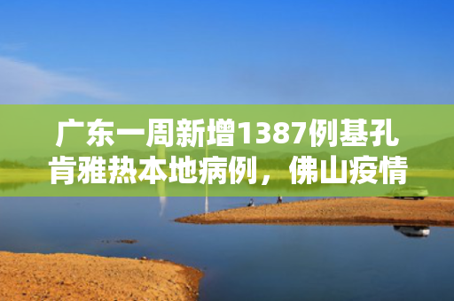 广东一周新增1387例基孔肯雅热本地病例，佛山疫情快速上涨势头初步遏制