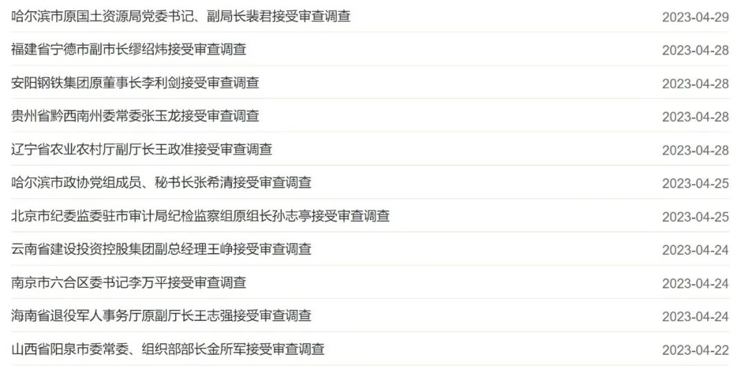 中央纪委国家监委，公开通报！3名中管干部、86名厅局级干部被查！ 第2张