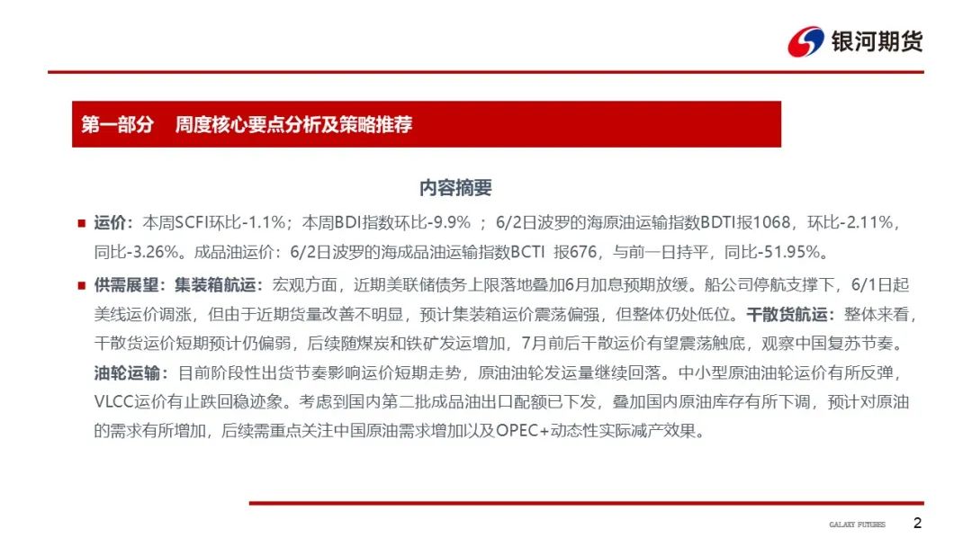 【航运周报】集运美西航线涨近2成，干散货发运依旧偏弱， 原油油轮运价下行、BDTI持续走弱 第3张