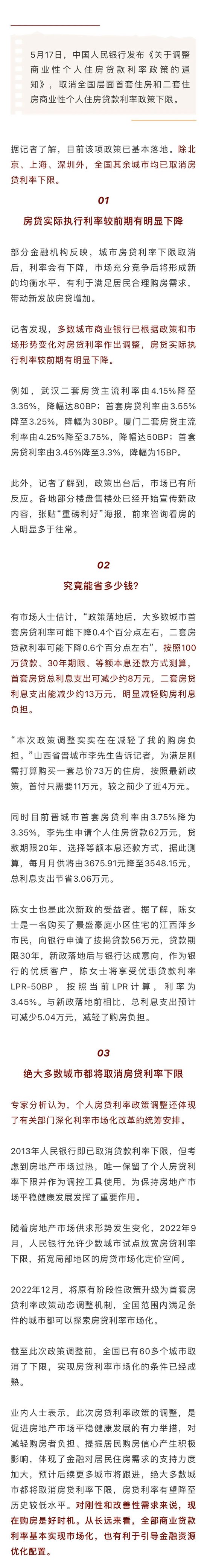 房贷利率政策调整，我的房贷究竟能省多少钱？ 第1张