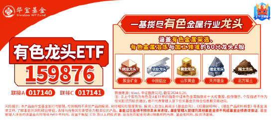 近150亿主力资金狂涌！有色龙头ETF（159876）单日飙涨3．89%！稀土异动拉升，北方稀土等6股涨停！ 第6张